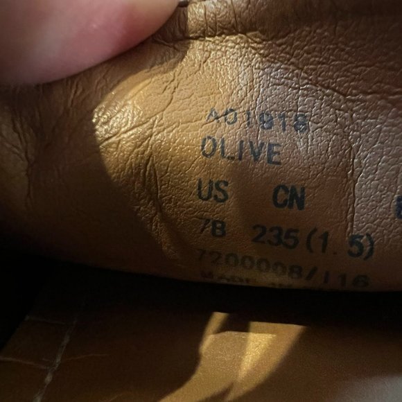 Coach Olive Black Gray Signature Logo Print Canvas Leather Loafer Size 7B - Picture 2 of 15